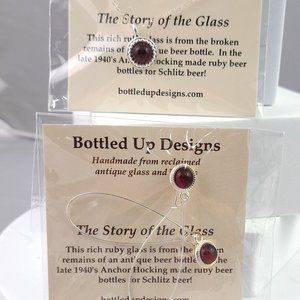 Bottled Up Designs Necklace and Earrings Set